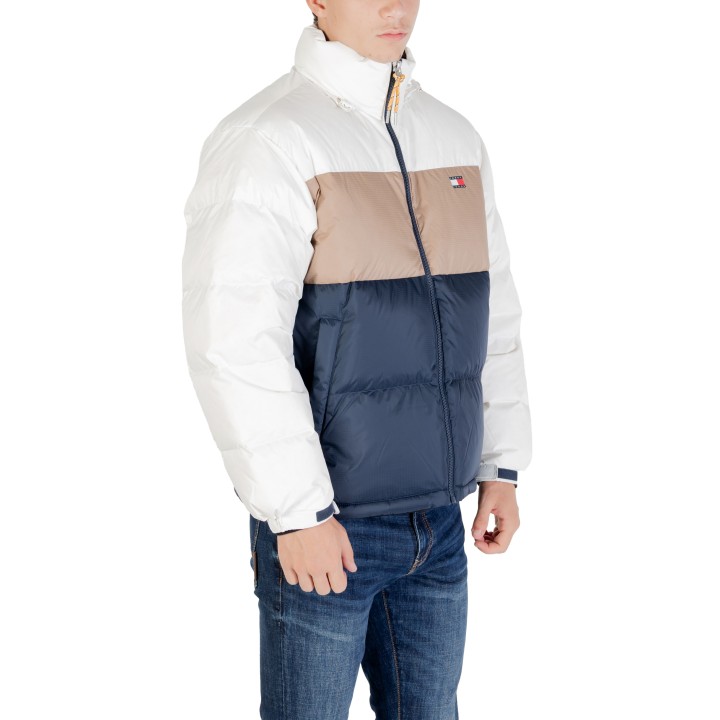Chaqueta acolchada de hombre Tommy Hilfiger Jeans Alaska Down Sour Cream vista tres cuartos