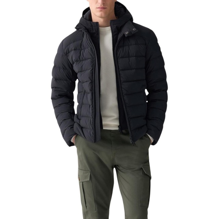 Chaqueta acolchada negra de hombre Colmar Originals 1265 2ZL vista frontal