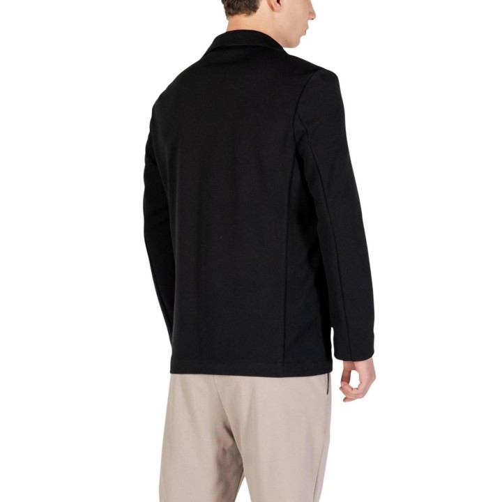 Blazer negro de hombre YOS GMI - T/103 en vista posterior