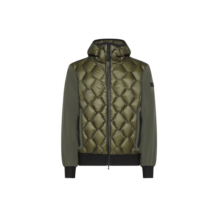 Peuterey chaqueta acolchada de hombre verde vista frontal