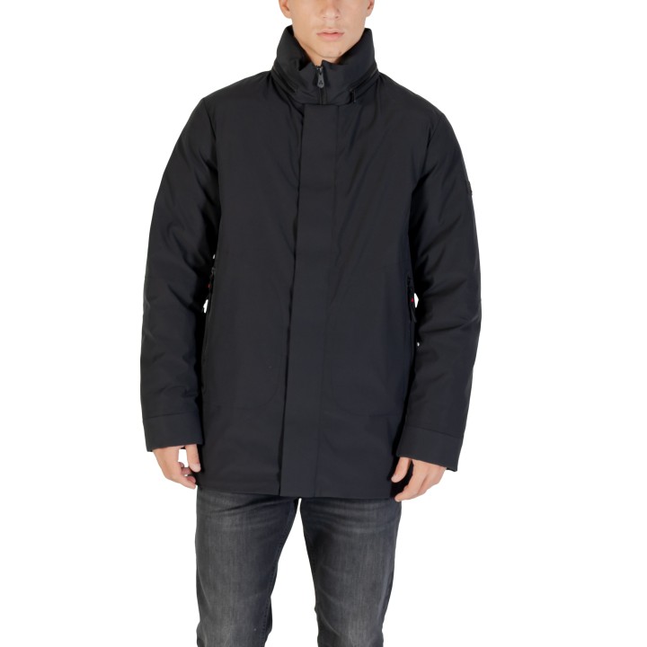 Parka negra de hombre Peuterey Peebles SRT vista frontal