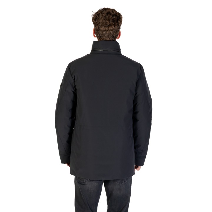 Parka negra de hombre Peuterey Peebles SRT vista posterior