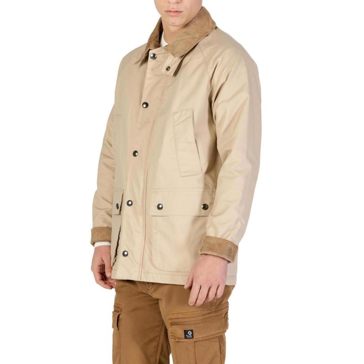 YOS chaqueta de hombre beige AFI5GC011390U vista lateral