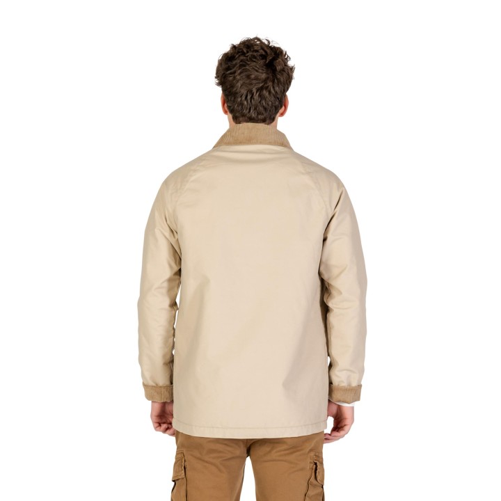 YOS chaqueta de hombre beige AFI5GC011390U vista posterior