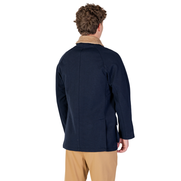 Chaqueta azul de hombre YOS LGI5GC011309U vista posterior