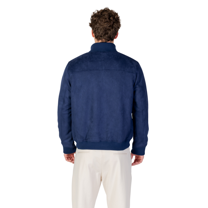 YOS chaqueta de hombre 2751 azul claro de ante vista posterior