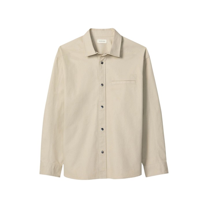 Chaqueta beige Calvin Klein Jeans para hombre LV04RE109G vista frontal de la prenda