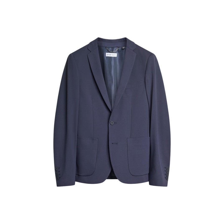 Antony Morato blazer de hombre azul slim vista frontal