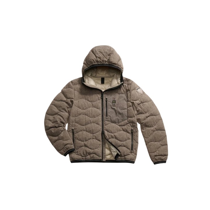 Chaqueta de hombre Blauer. Wave marrón 25WBLUC03074 vista frontal