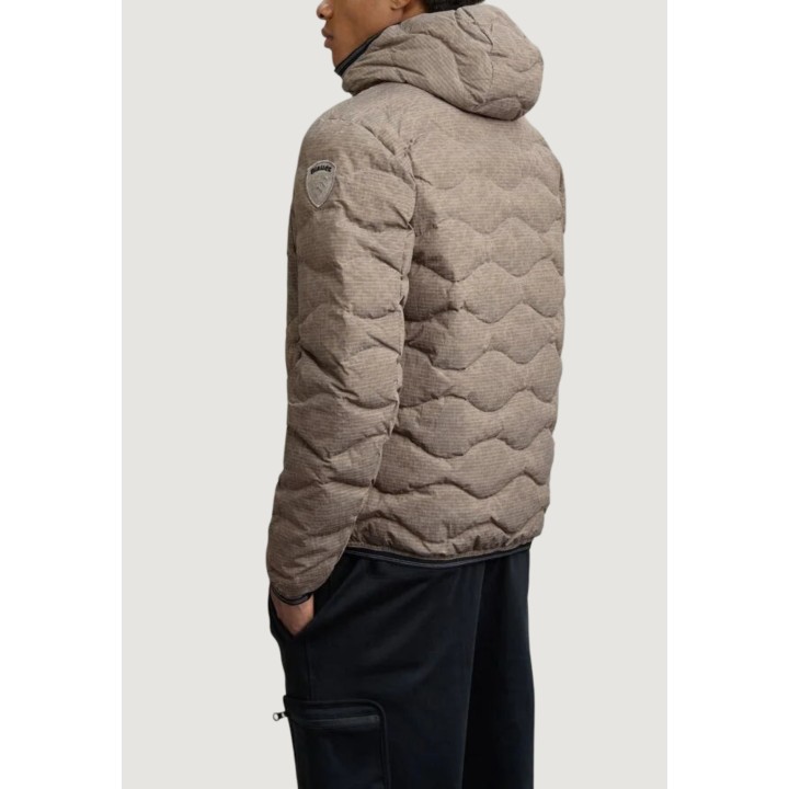 Chaqueta de hombre Blauer. Wave marrón 25WBLUC03074 vista posterior