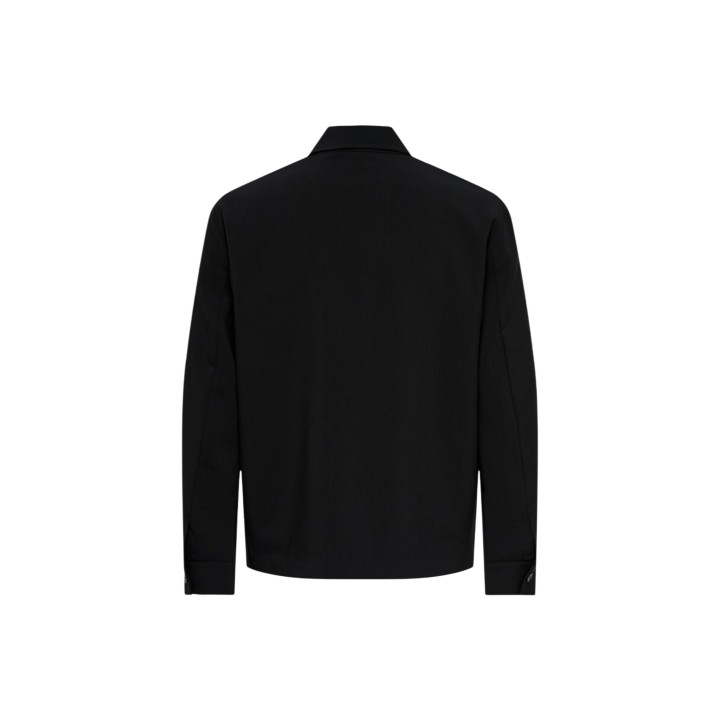 Only & Sons chaqueta de hombre negra Onswill Reg 0292 vista posterior