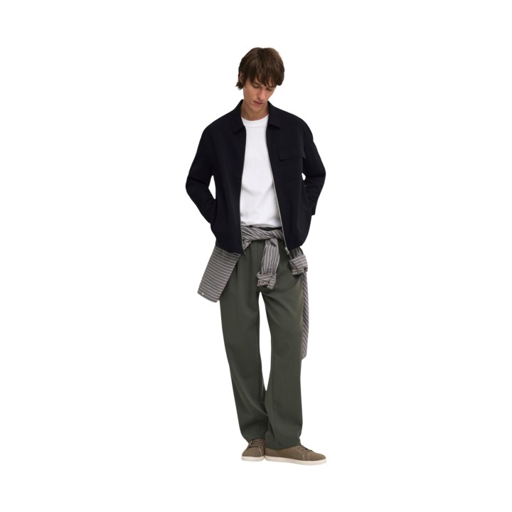 Only & Sons chaqueta de hombre negra Onswill Reg 0292 vista de tres cuartos