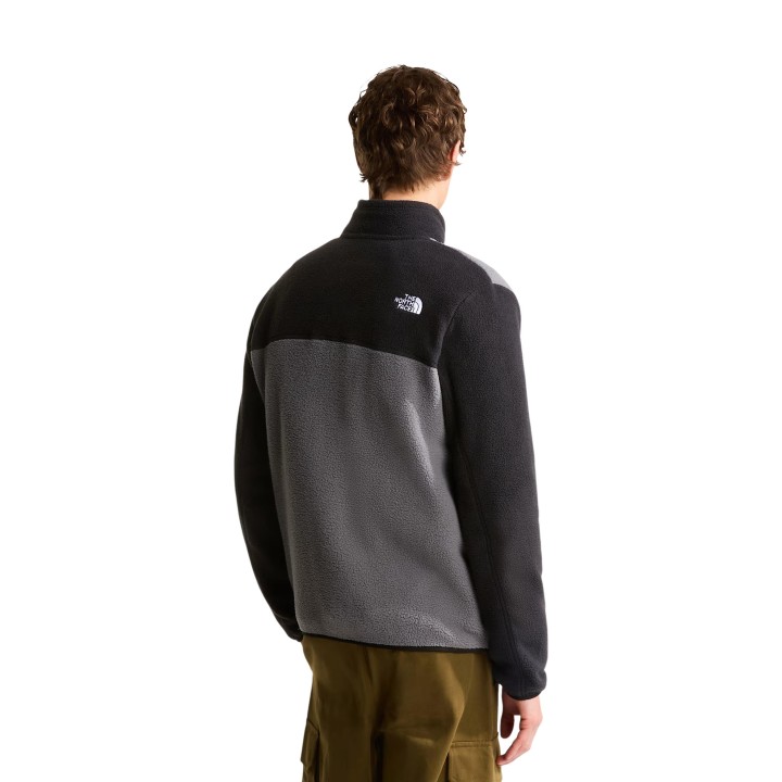 The North Face chaqueta polar gris para hombre M Yumiori Full Zip vista posterior
