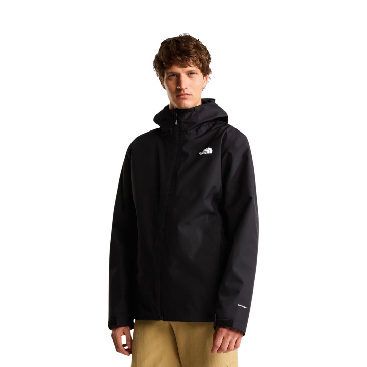 The North Face chaqueta de hombre negra M Quest Tri vista frontal