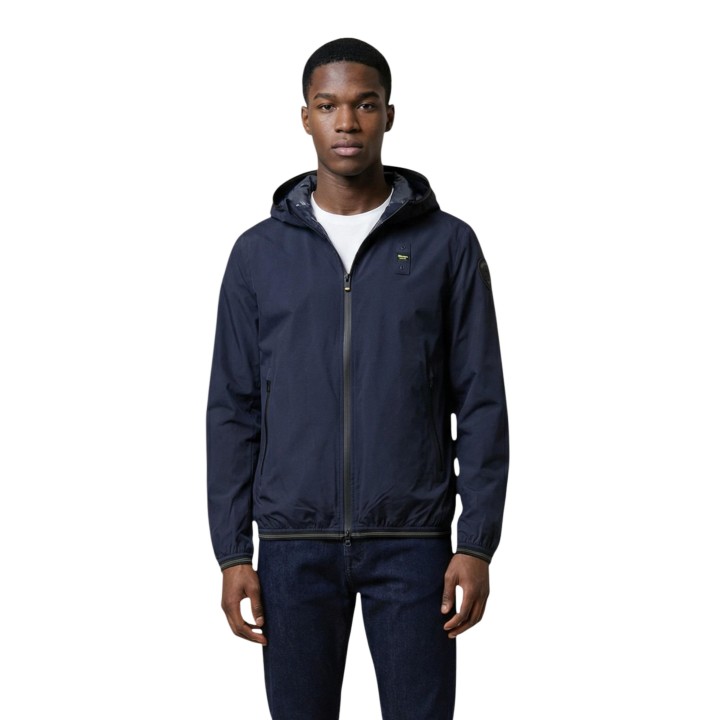 Blauer. chaqueta de hombre azul Farrin 26SBLUC11018 vista frontal