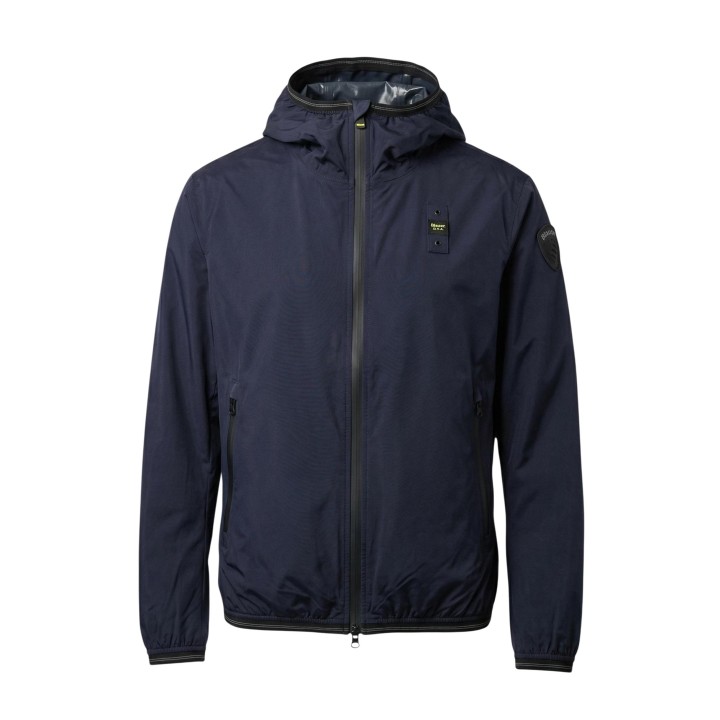 Blauer. chaqueta de hombre azul Farrin 26SBLUC11018 detalle frontal