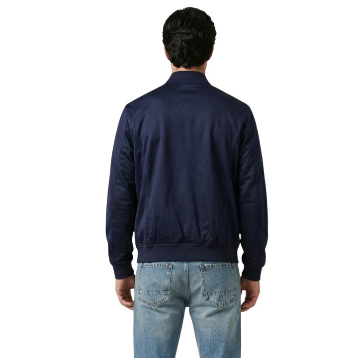 YOS chaqueta bomber azul para hombre P1340006 detalle posterior