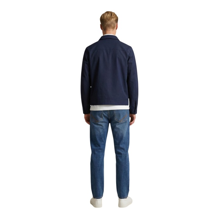 YOS chaqueta de hombre azul HM120 vista posterior