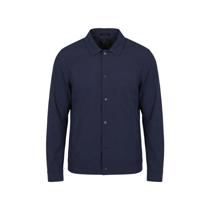 YOS chaqueta de hombre azul HM120 vista frontal de detalle