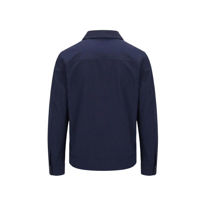 YOS chaqueta de hombre azul HM120 vista posterior de detalle