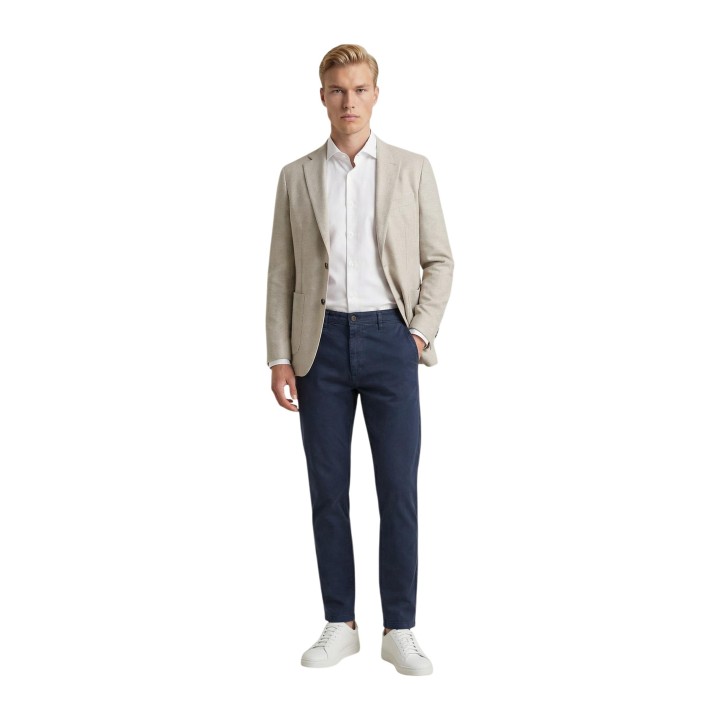 Blazer YOS de hombre en beige claro vista frontal completa