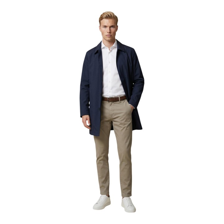 Chaqueta de hombre YOS RAUL HM129 azul en vista frontal
