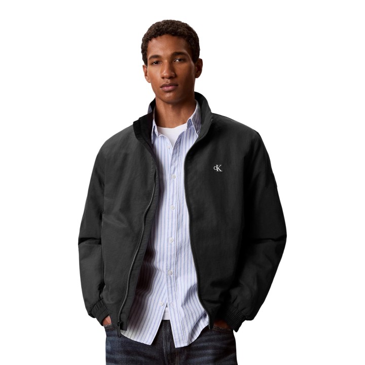 Chaqueta Calvin Klein Jeans negra para hombre LV04RG500G vista frontal
