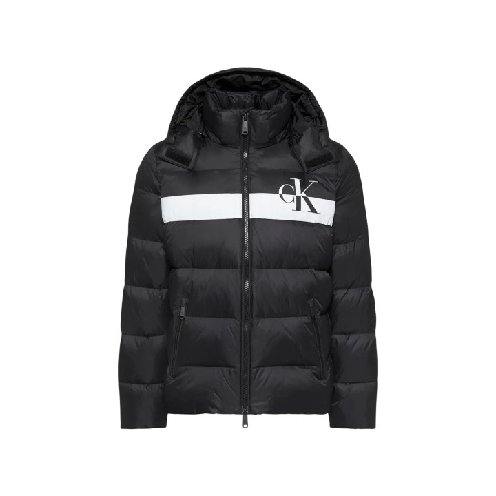 Calvin Klein Jeans chaqueta acolchada negra de hombre vista frontal