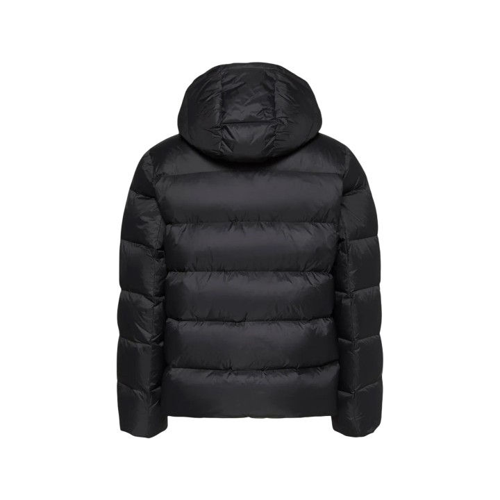 Calvin Klein Jeans chaqueta acolchada negra de hombre vista posterior