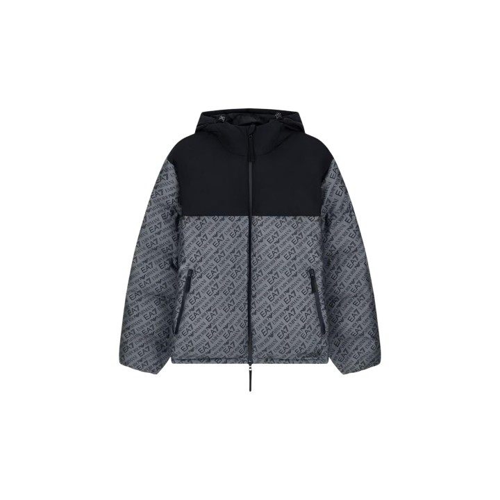 Chaqueta EA7 para hombre 7M002566 AF26406 gris oscuro vista posterior