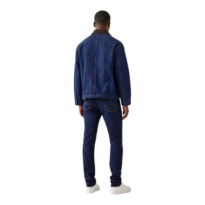 Chaqueta Only & Sons de hombre en denim oscuro vista posterior