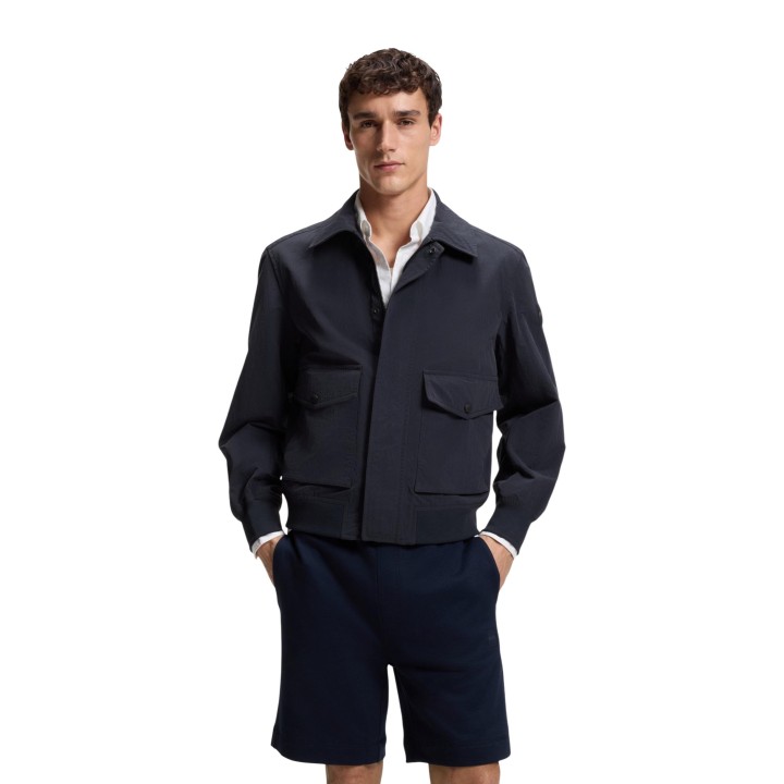 Boss Ocruise 50562351 chaqueta azul de hombre vista frontal