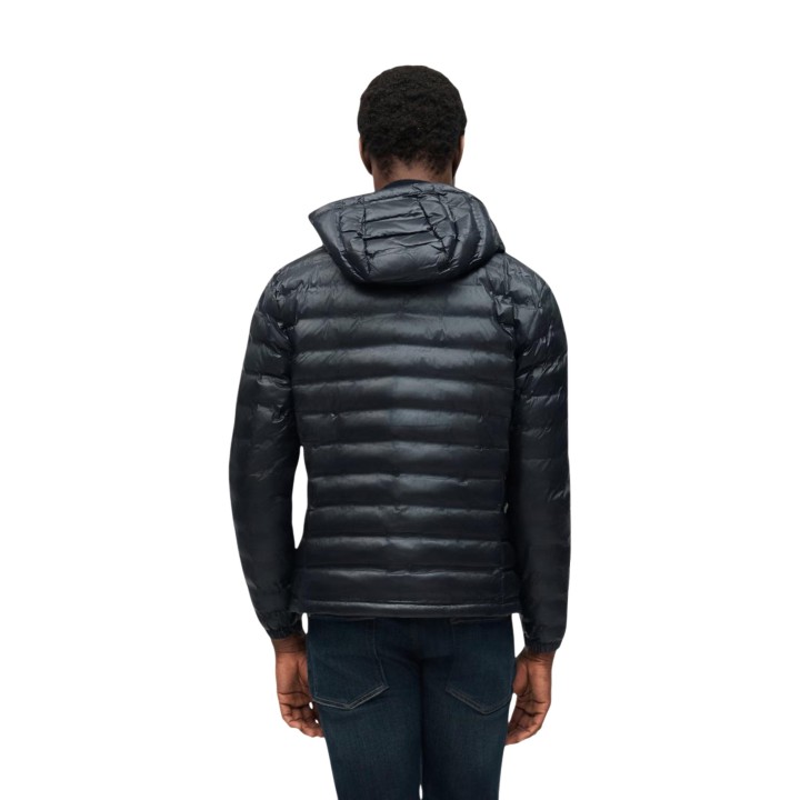 Blauer. chaqueta acolchada de hombre negra Charles vista posterior
