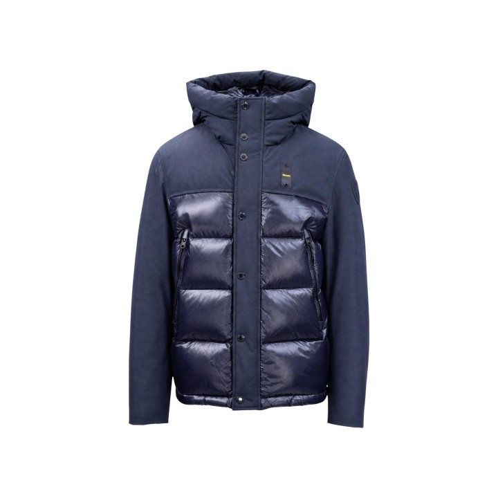 Chaqueta Blauer. de hombre azul BROOK vista frontal
