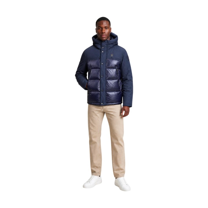Chaqueta Blauer. de hombre azul BROOK vista frontal de cuerpo entero