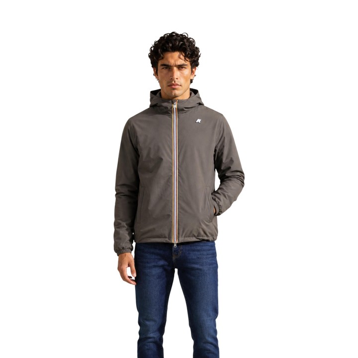 Kway chaqueta de hombre Jack St Warm Double K6128VW verde oliva frontal