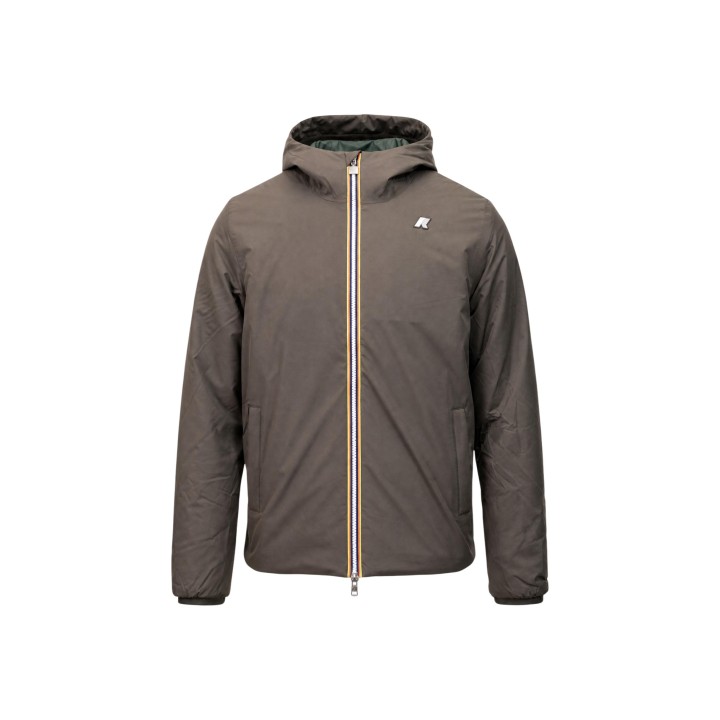 Kway chaqueta de hombre Jack St Warm Double K6128VW verde oliva frontal