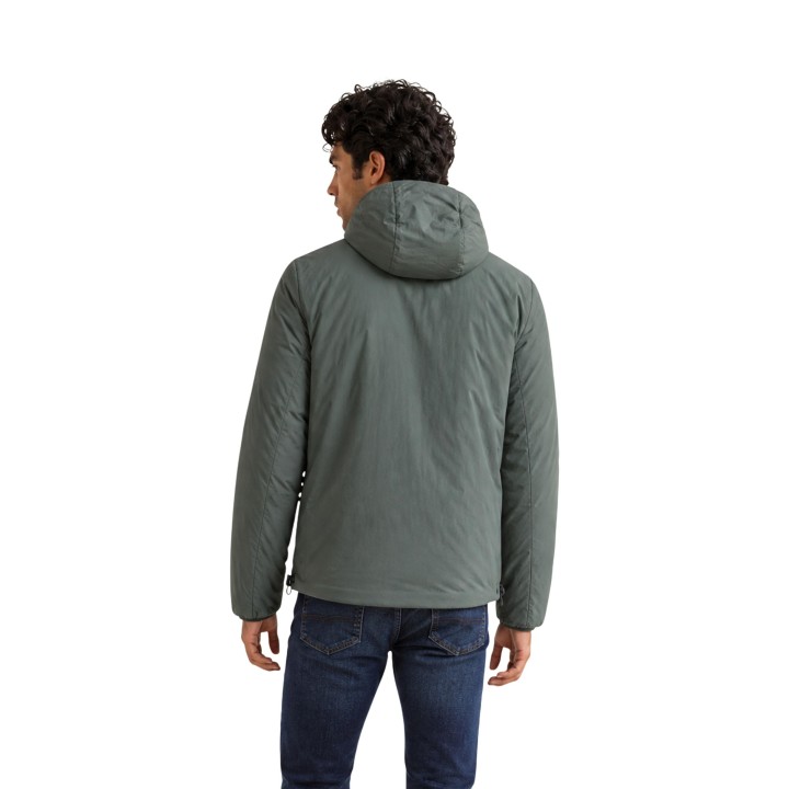 Kway chaqueta de hombre Jack St Warm Double K6128VW verde oliva posterior