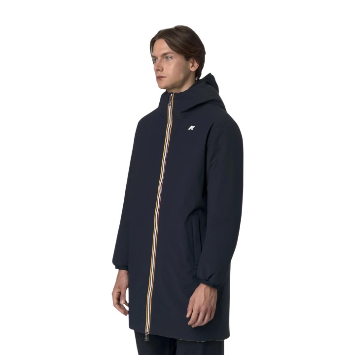 Chaqueta Kway Jacob St Warm Double K6128WW azul para hombre vista tres cuartos