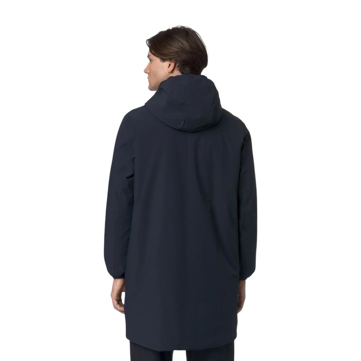 Chaqueta Kway Jacob St Warm Double K6128WW azul para hombre vista posterior