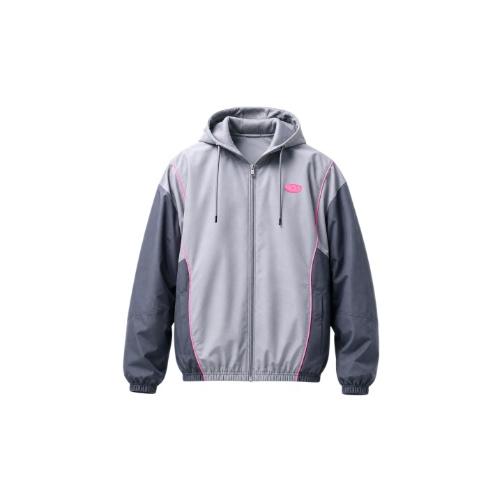 Under Armour chaqueta tejida gris para hombre UA Rival Woven vista frontal