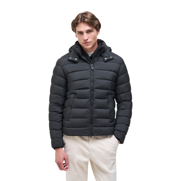 Colmar Originals chaqueta acolchada de hombre negra vista frontal