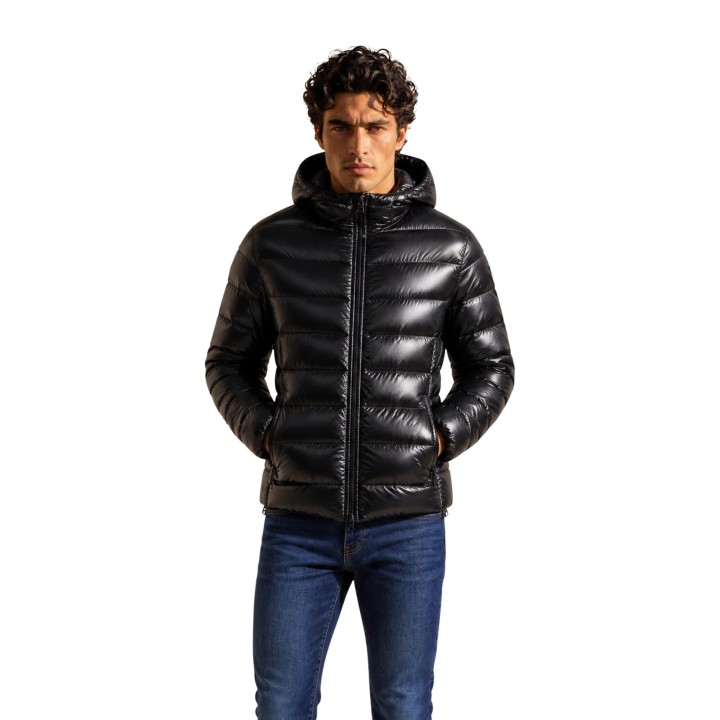 Colmar Originals chaqueta acolchada negra para hombre 12000071 vista frontal