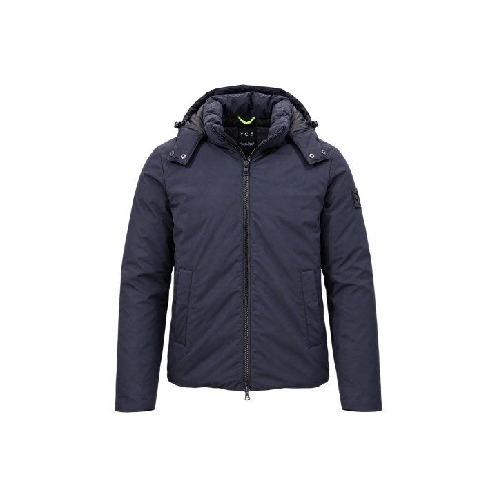 Chaqueta YOS 26FWHM-90 negra de hombre vista frontal