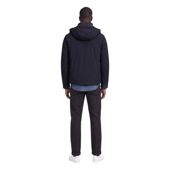 Chaqueta YOS 26FWHM-90 negra de hombre vista posterior