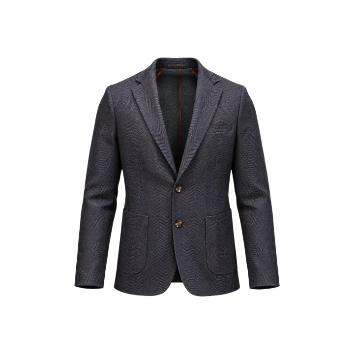 YOS blazer de hombre marrón APAMILCARE271 en vista frontal