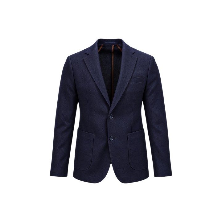 YOS blazer de hombre azul APAMILCARE271GG02 en vista frontal