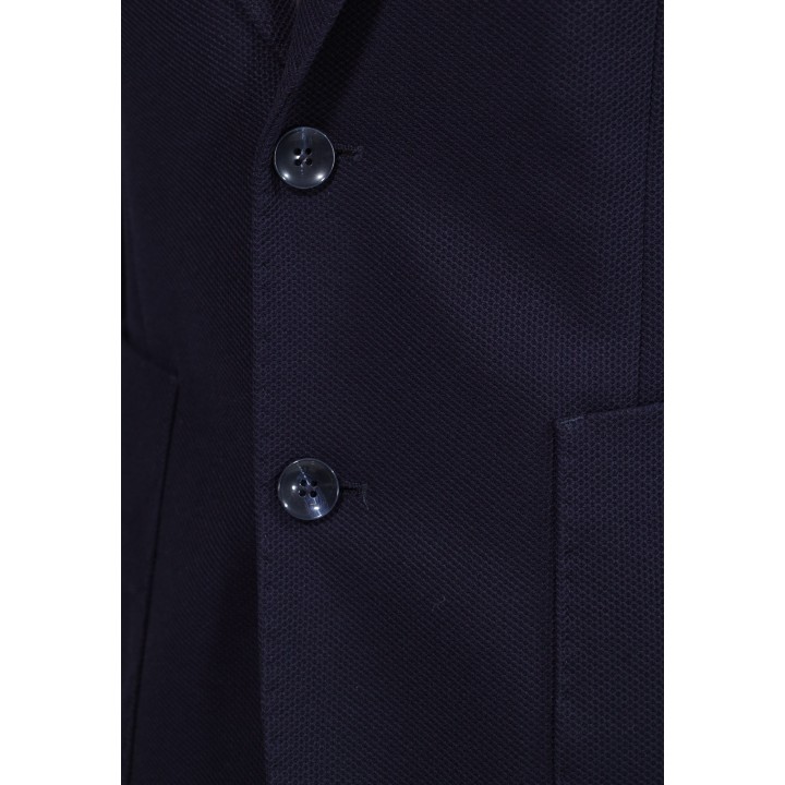 YOS blazer de hombre azul APAMILCARE271GG02 en detalle de botones