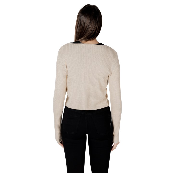 Morgan De Toi bolero de punto dorado para mujer 241-MIRZI vista posterior