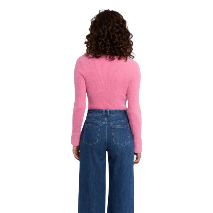 Jersey de mujer Morgan De Toi 212-MOOVE rosa vista posterior